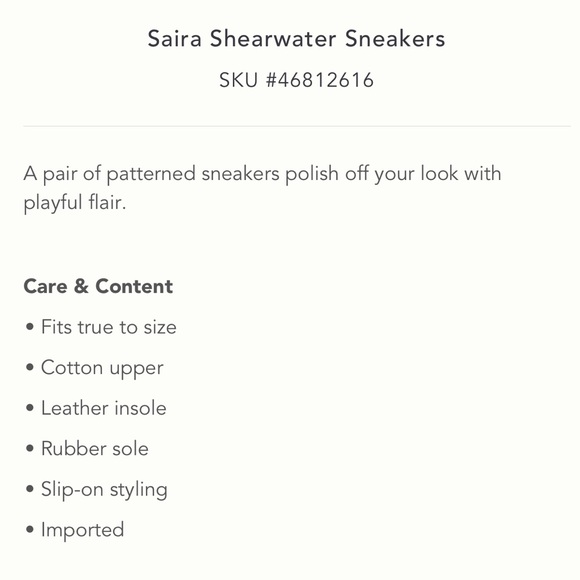 🎉HP🎉 NWT Saira rose shearwater slip-on sneakers - Picture 8 of 8